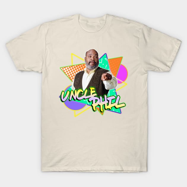 Uncle Phil // Fresh Prince 90s Fan Art T-Shirt by darklordpug